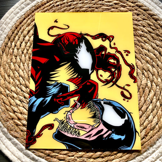Venom vs Carnage (Marvel/Spiderman) 18x24cm
